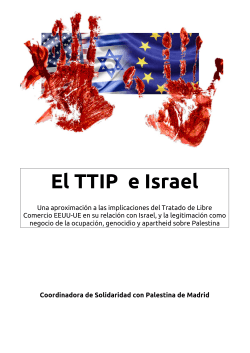 TTIP e Israel - BDS a Israel