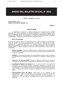 anexo del boletÃ­n oficial nÂ° 4622 - Gobierno de la Ciudad AutÃ³noma