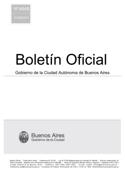 4648 - BoletÃ­n Oficial - Ciudad AutÃ³noma de Buenos Aires