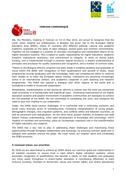 Yerevan Communiqu&Atilde;&copy; - ministerial conference 2015, Yerevan
