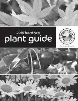 the 2015 Plant Guide