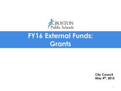 BPS External Funds Hearing Grants-May 4, 2015