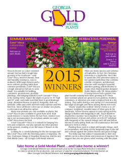 winners - State Botanical Garden of Georgia