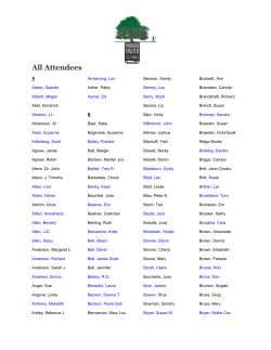 All Attendees - Bouchercon 2015