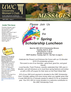Spring Scholarship Luncheon