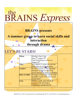 BRAINS EXPRESS Summer Groups 2015.pub
