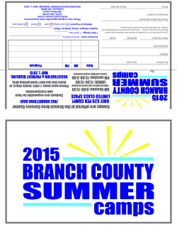 2015 Summer Camps Brochure (Read-Only)