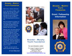 Grant / Fellowship Information - Brandel