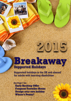 BHW 2015_FINAL_WEB - Breakaway Supported Holidays