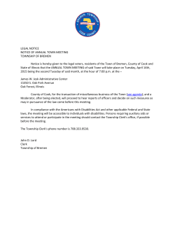 notice of annual town meeting