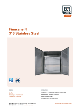 Finucane FI 316 stainless steel