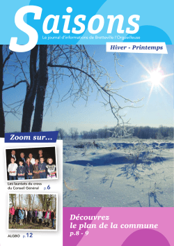 Saisons hiver 2014-2015 - Mairie de Bretteville l`Orgueilleuse