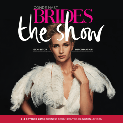 2-4 october 2015 | business design centre