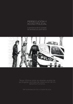 PERSECUCIÃN Y ACOSO POLICIAL