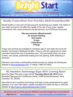 SC Assistive Technology Expo 2015- Coming Soon!