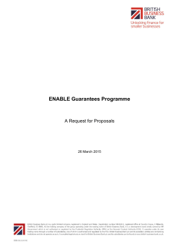 ENABLE Guarantees Programme
