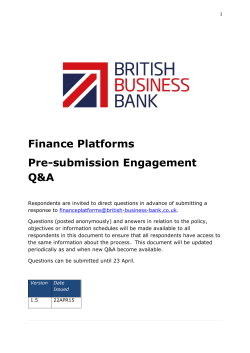 the final Q&A - British Business Bank