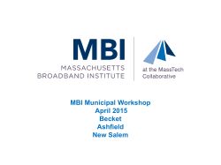 MBI Municipal Workshops