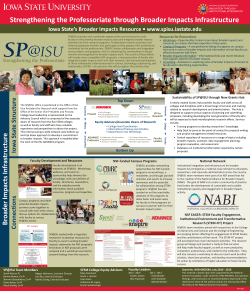SP@ISU Poster - National Alliance for Broader Impacts