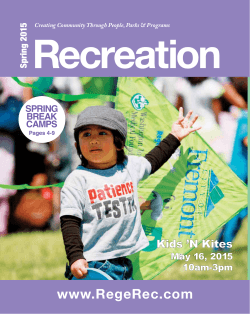 Spring 2015 - City of Fremont