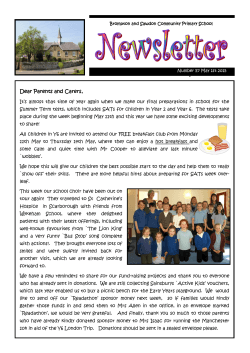 Newsletter 57 - Brompton & Sawdon Community Primary School