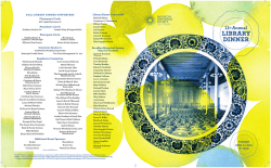 library dinner - Brooklyn Historical Society