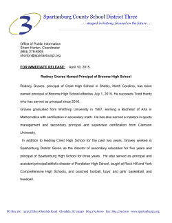 press release. - Broome High School