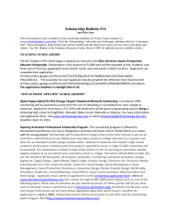 Scholarship Bulletin #14