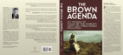 full PDF - The Brown Agenda
