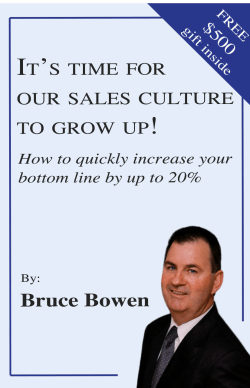 It`s Time For Our Sales Culture To Grow Up!