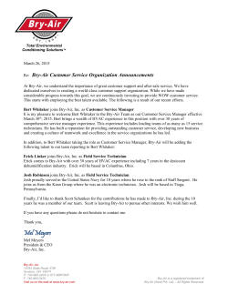 Service Organization Announcements March 2015 final - Bry