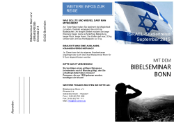 Flyer - Bibelseminar Bonn
