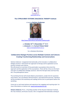 The CYPRUS BRIEF SYSTEMIC DIALOGICAL THERAPY Institute is