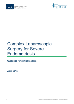 Complex Laparoscopic Surgery for Severe Endometriosis