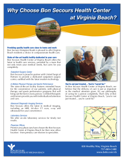 Why Choose Bon Secours Health Center at Virginia Beach?