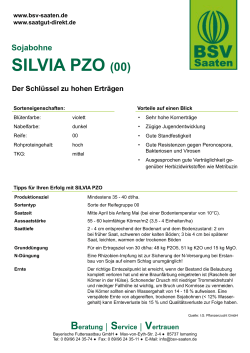 Sojabohne SILVIA PZO (00) - Bayerische Futtersaatbau GmbH