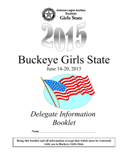 Delegate Information Booklet