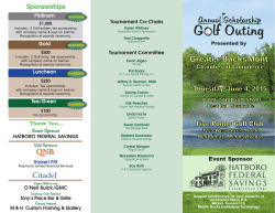 Annual Scholarship Golf Outing - Greater Bucks Mont Chamber of