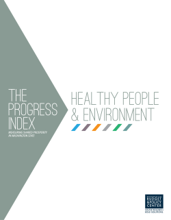 Healthy people & environment
