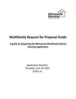 Multifamily Request for Proposal Guide