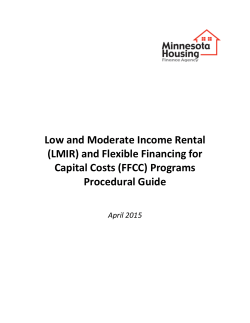 Low and Moderate Income Rental (LMIR)