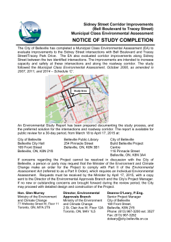 Notice of Study Completion