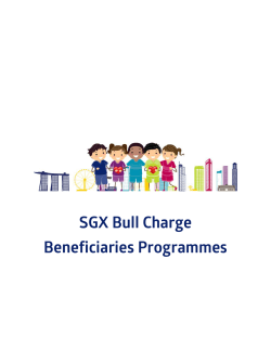 SGX Bull Charge Beneficiaries Programmes