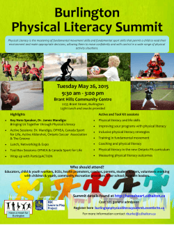 Physical Literacy Summit-full program