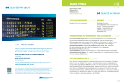 Oliver Wyman - Business Contacts