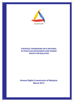 Human Rights Commission of Malaysia March 2015