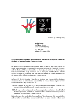 NGO letter - Business & Human Rights Resource Centre