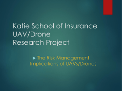 Katie School UAV Research Project