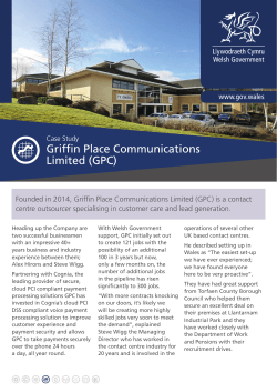 Griffin Place Case Study - Business Wales