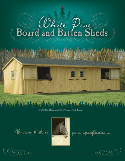 Board and Batten Sheds